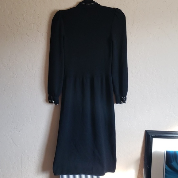 Vintage St. John Lillie Rubin Black Gown - Picture 5 of 6